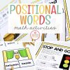Positional Words: Math Activity Pack
