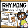 LITERACY MORNING MEETING CIRCLE TIME CHART (RHYMING)