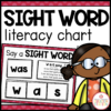 LITERACY MORNING MEETING CIRCLE TIME CHART (SIGHT WORDS)