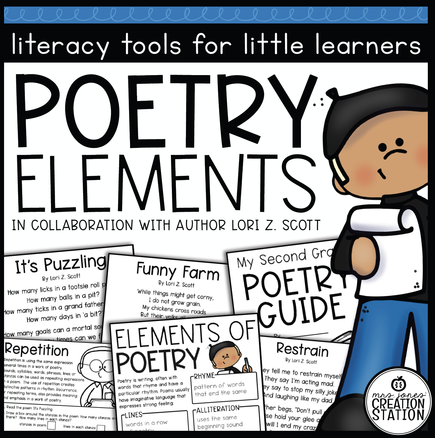 POETRY ELEMENTS FOR SECOND GRADE LEARNERS - Mrs. Jones Creation Station  Store